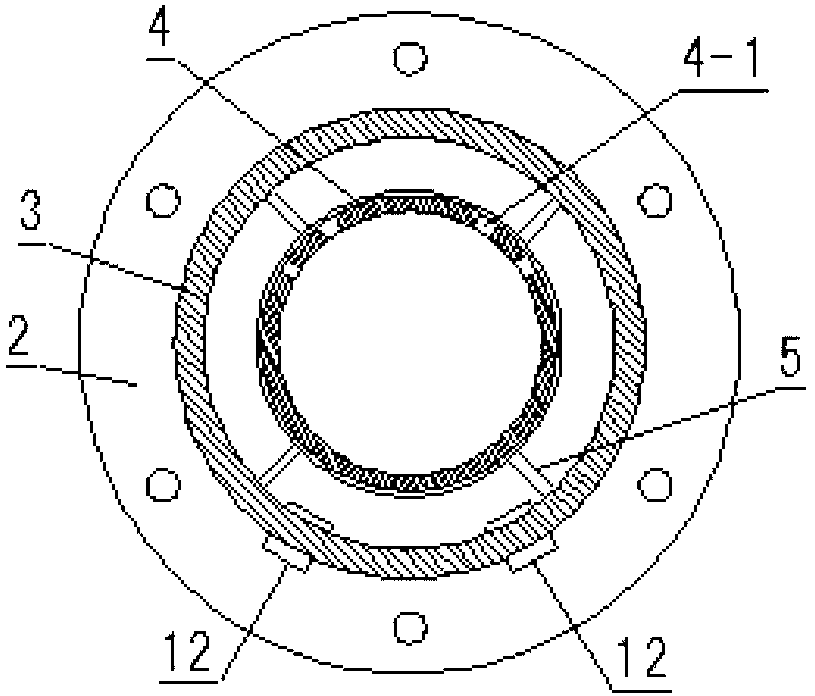 Composite feed pipe of packed tower