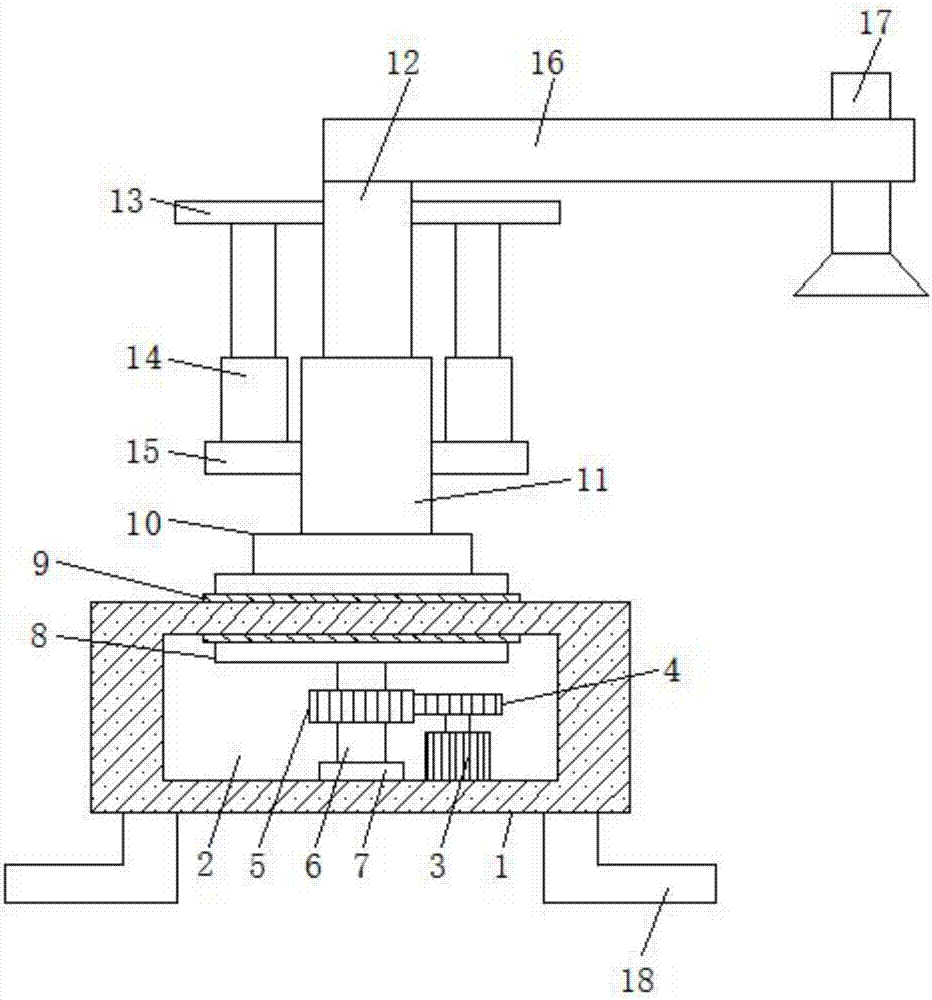 Rotary table type mechanical automatic feeding manipulator