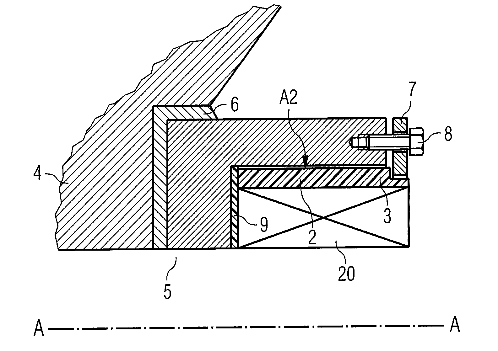 Wound In-Situ Moulded Magnet End Coil and Method for Production Thereof