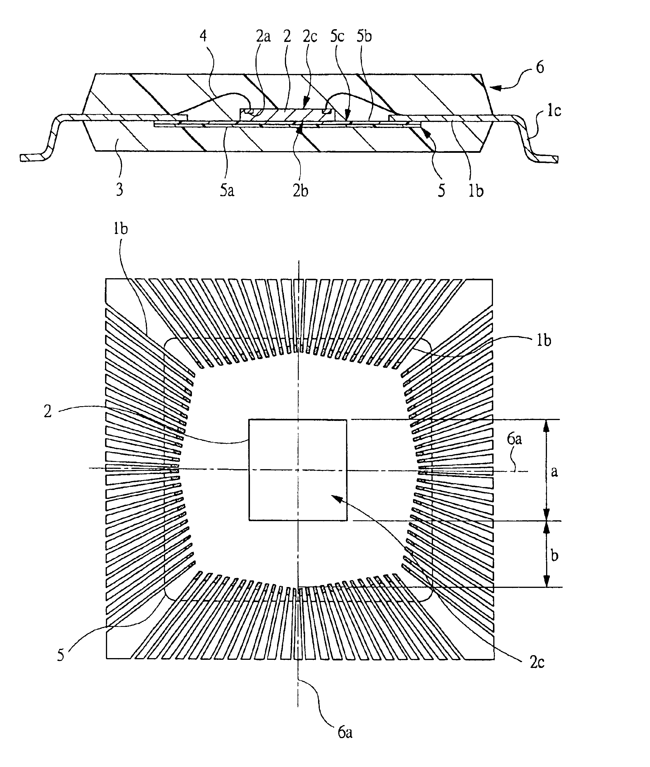 Method of manufacturing a semiconductor device having leads stabilized during die mounting