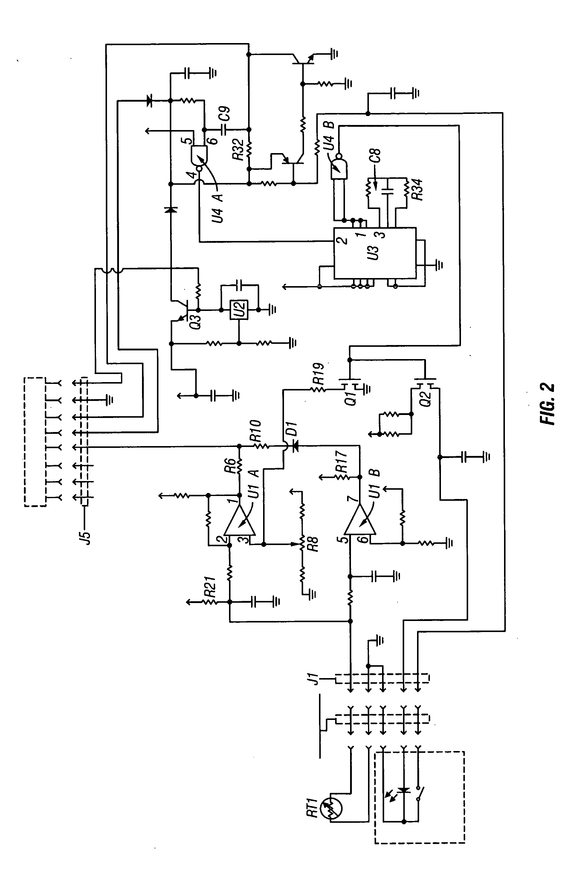 Temperature sensitive power converter