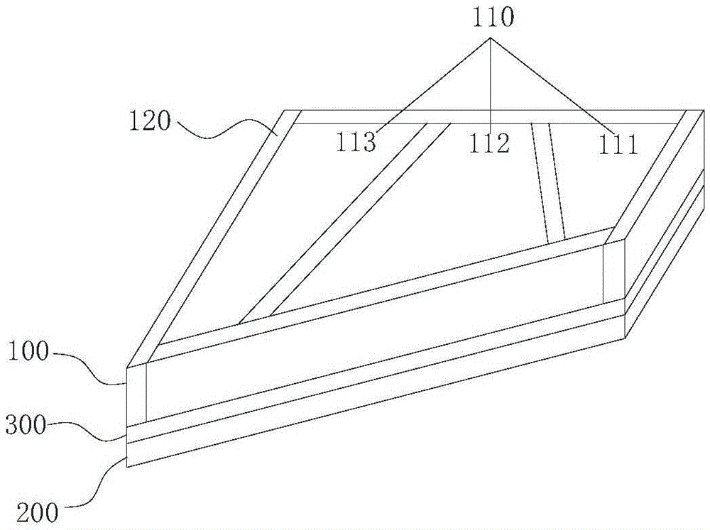 Geometric art inlaid wall and floor decorative plate and manufacturing method thereof