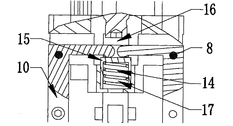 End effector of a plug seedling pot transplanting system