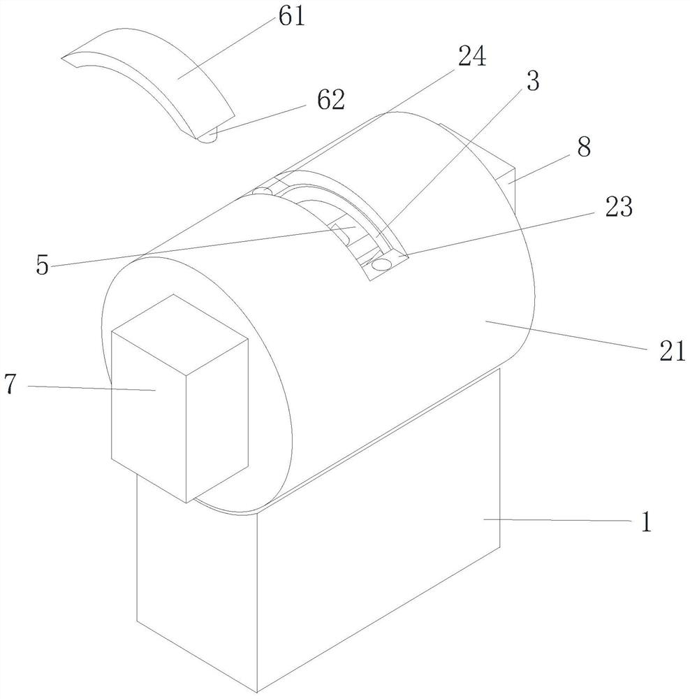 Soil block crushing device for construction site