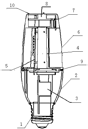 LED lamp capable of being coded