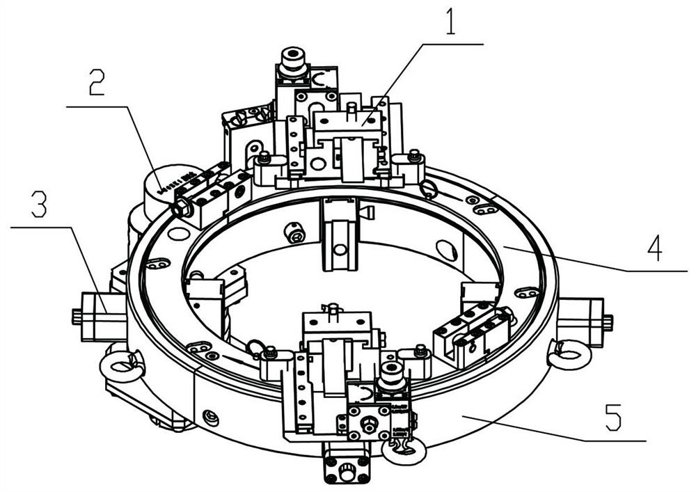 Rotary groove cutting device