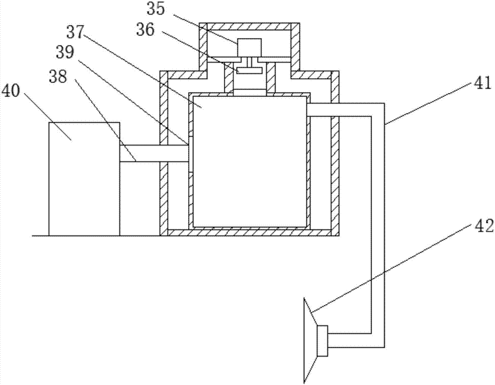 Efficient, stable and environment-friendly straw smashing device