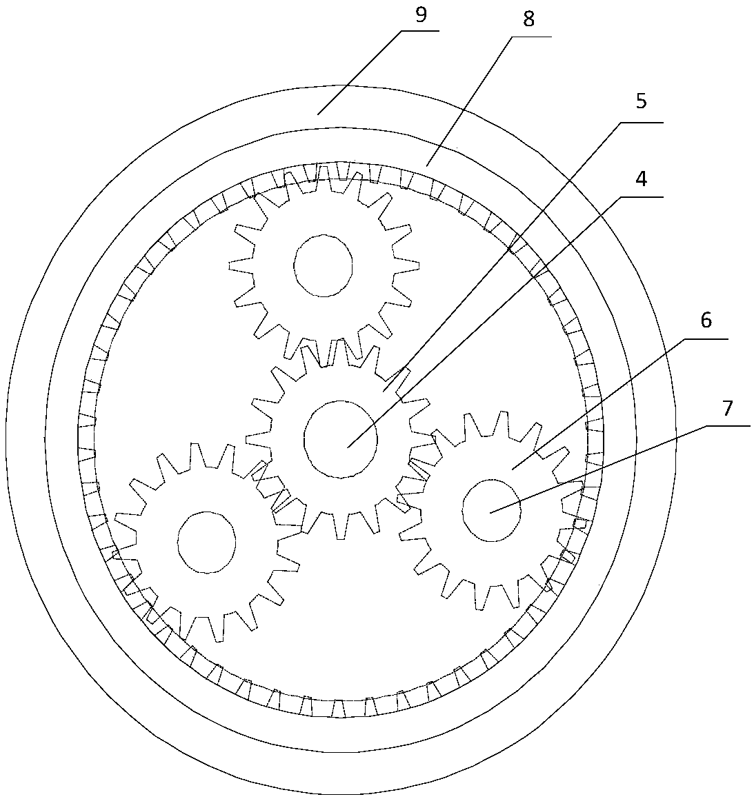 Propulsion-type lawn mowing device