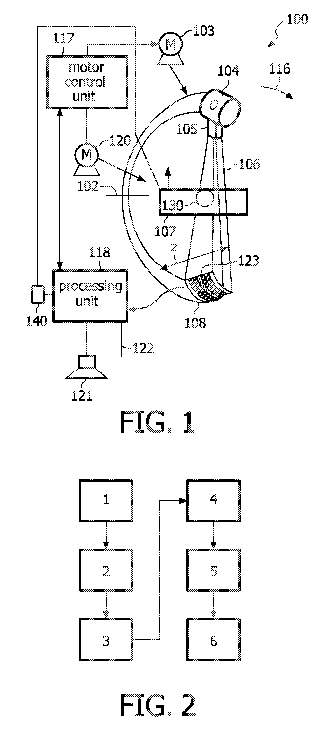 Computer Tomography (CT) C-arm system and method for examination of an object