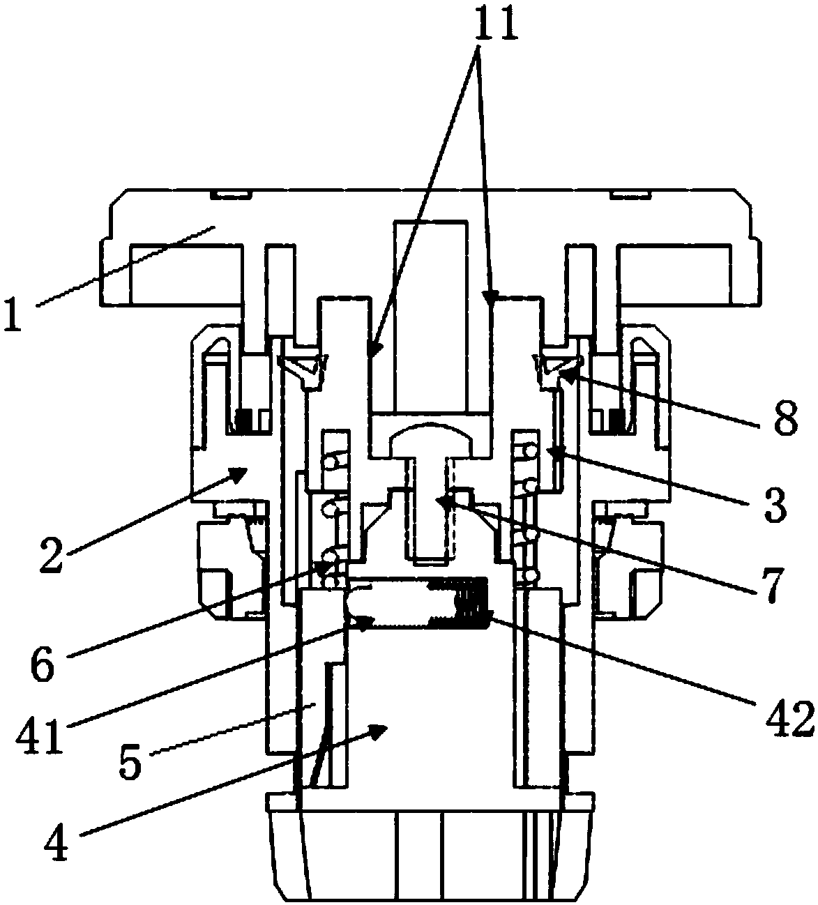 An emergency stop button and its assembly method