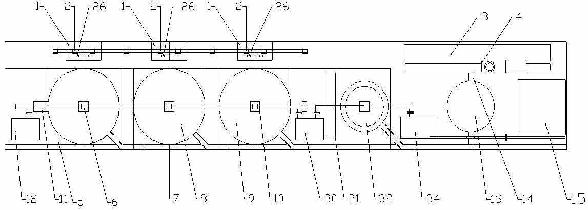 Mobile integrated sludge anaerobic acidification liquid denitrification and dephosphorization treatment device