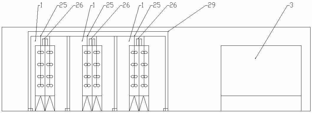 Mobile integrated sludge anaerobic acidification liquid denitrification and dephosphorization treatment device