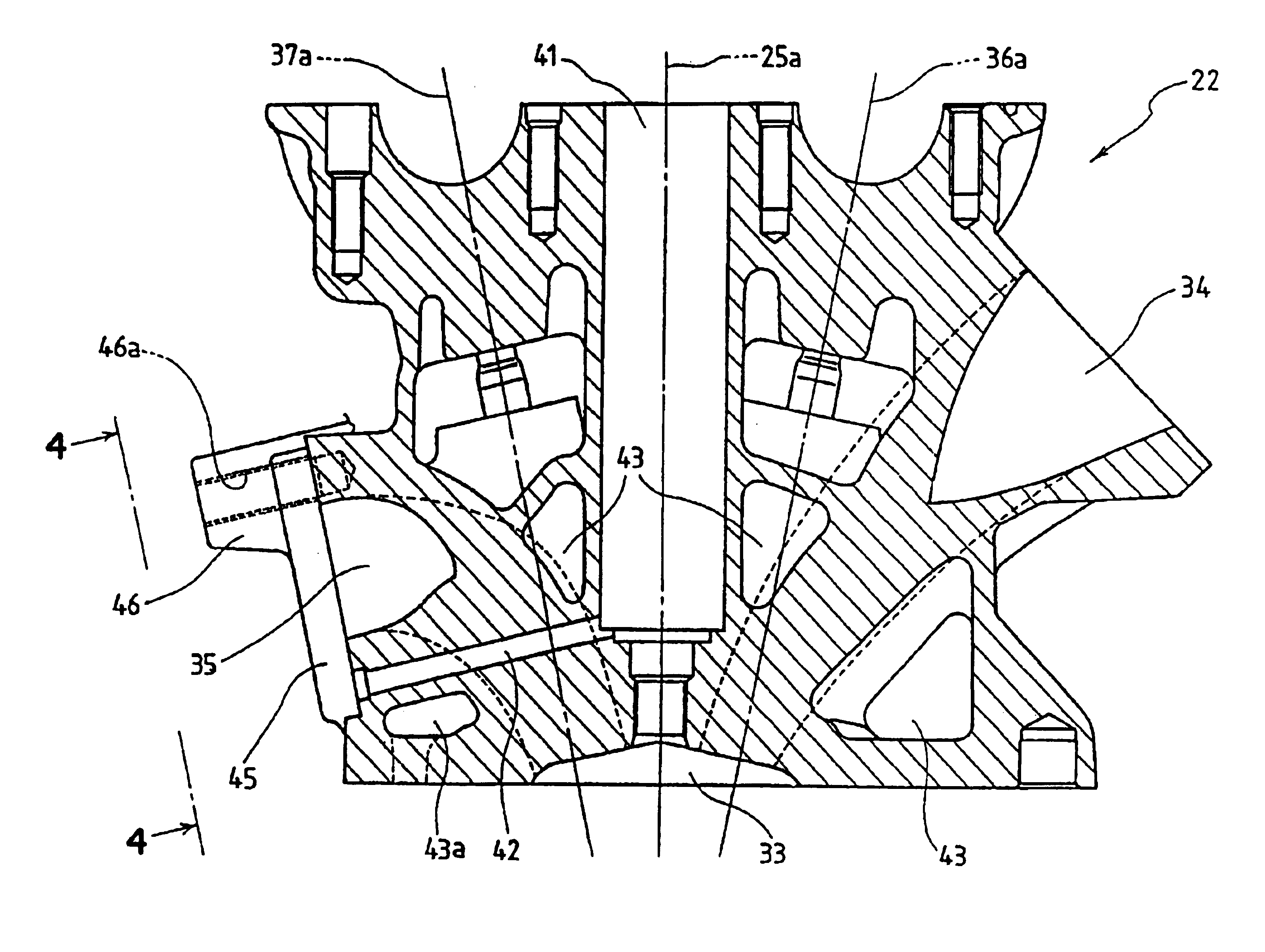 Cylinder head of an internal combustion engine