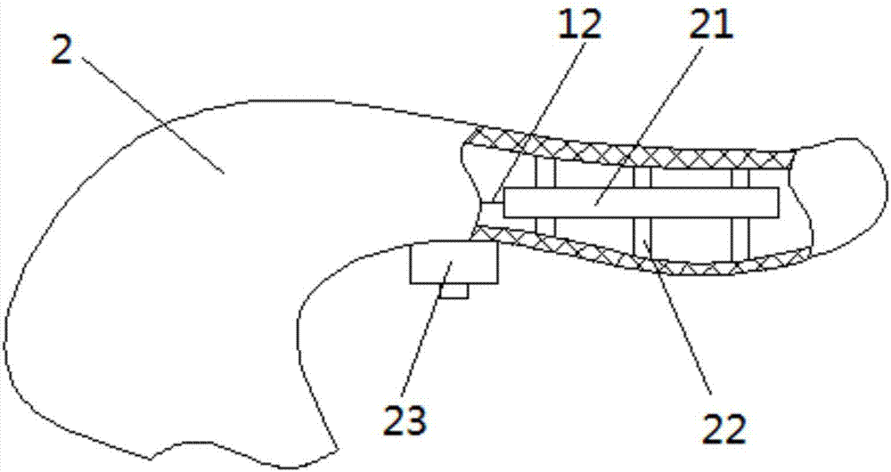 Safety walking stick based on intelligent communication technology