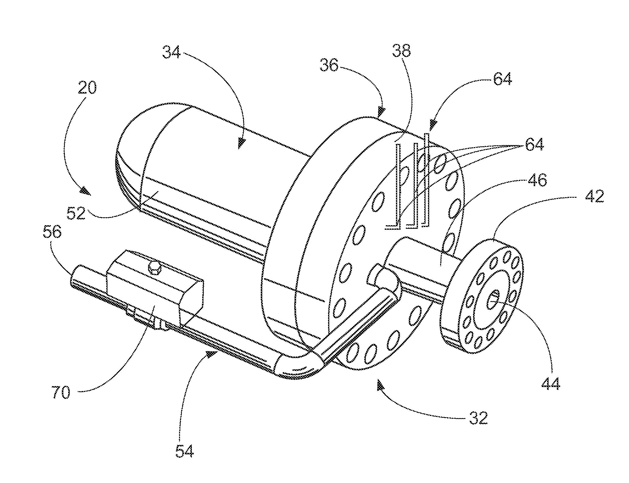 Valve assembly with isolation valve vessel