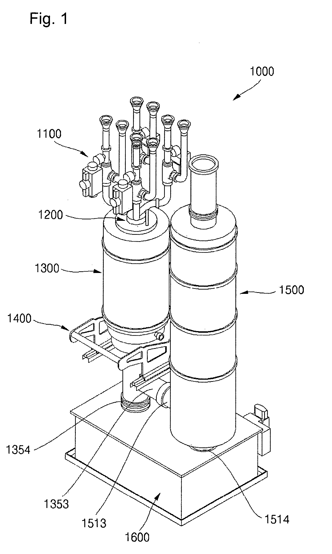 Scrubber for processing semiconductor waste gas