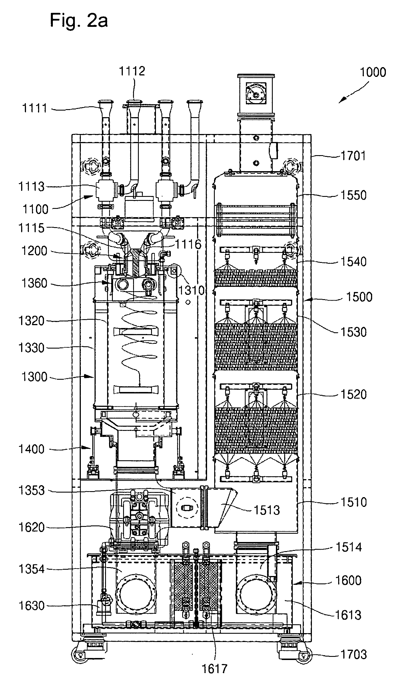 Scrubber for processing semiconductor waste gas