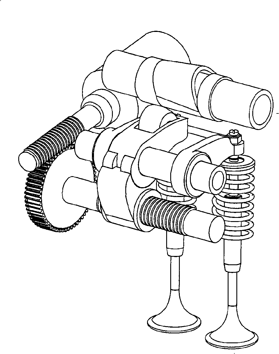 Full function variable gas distribution controlling mechanism of internal combustion engine