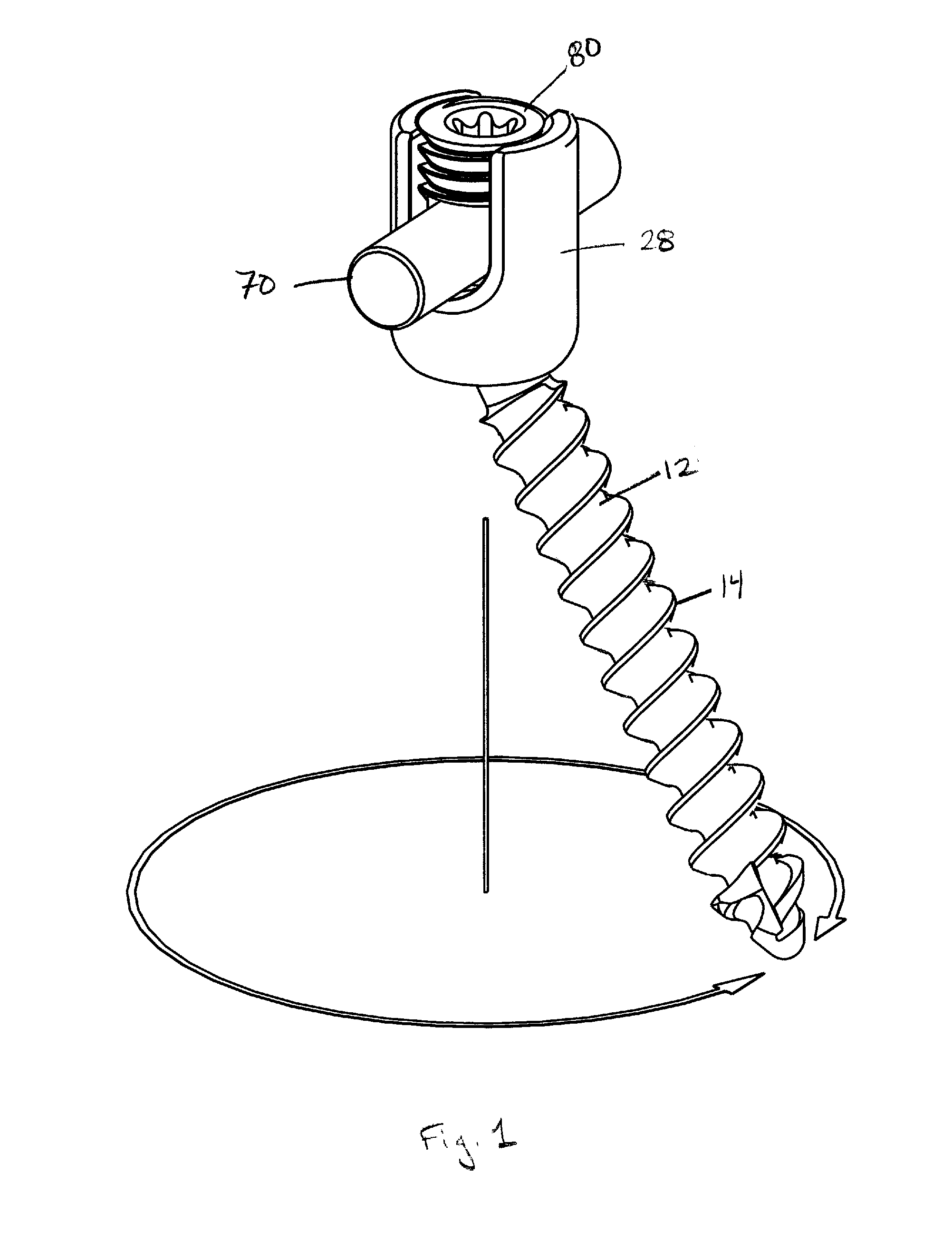 Spring clip bottom loading polyaxial ball and socket fastener