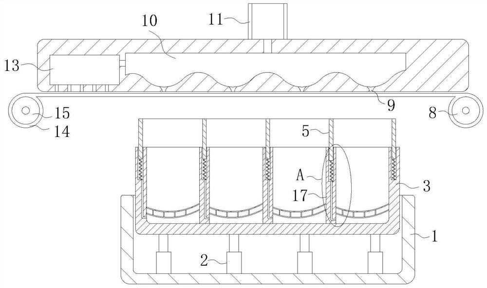 Textile fabric space dyeing machine