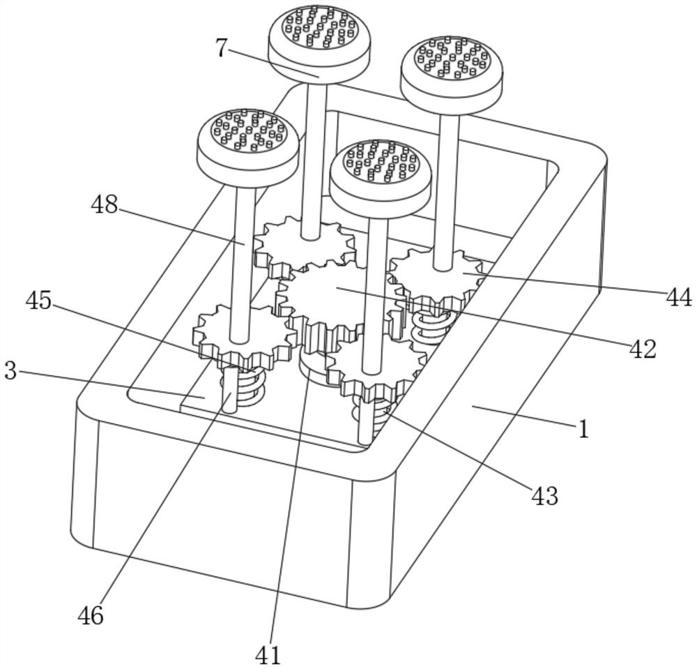 Abdominal distension adjuvant therapy apparatus for digestive system department