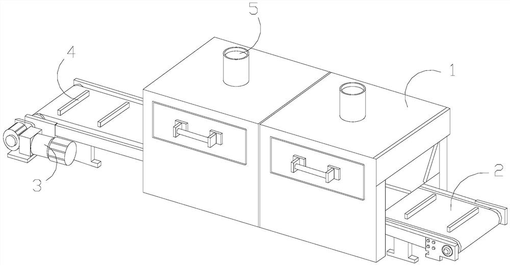 Rapid drying assembly line for printed articles