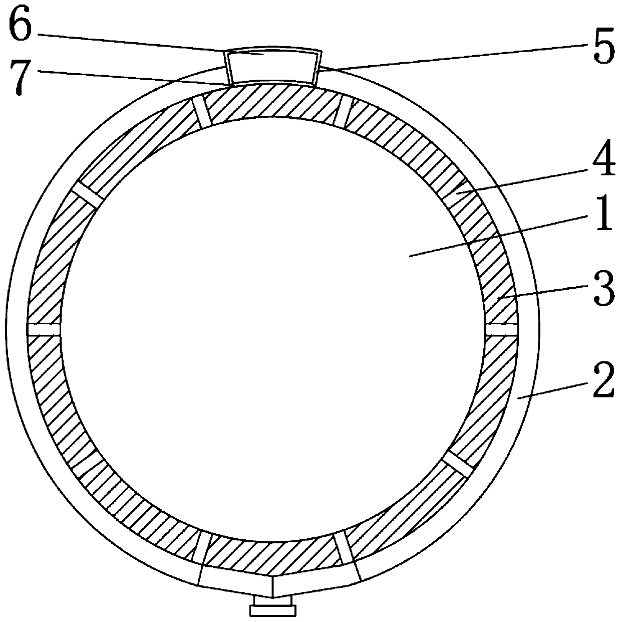 Cylinder cooling device of piston air compressor