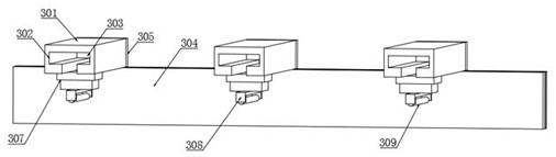 An automatic sheet metal parts feeding processing forming device