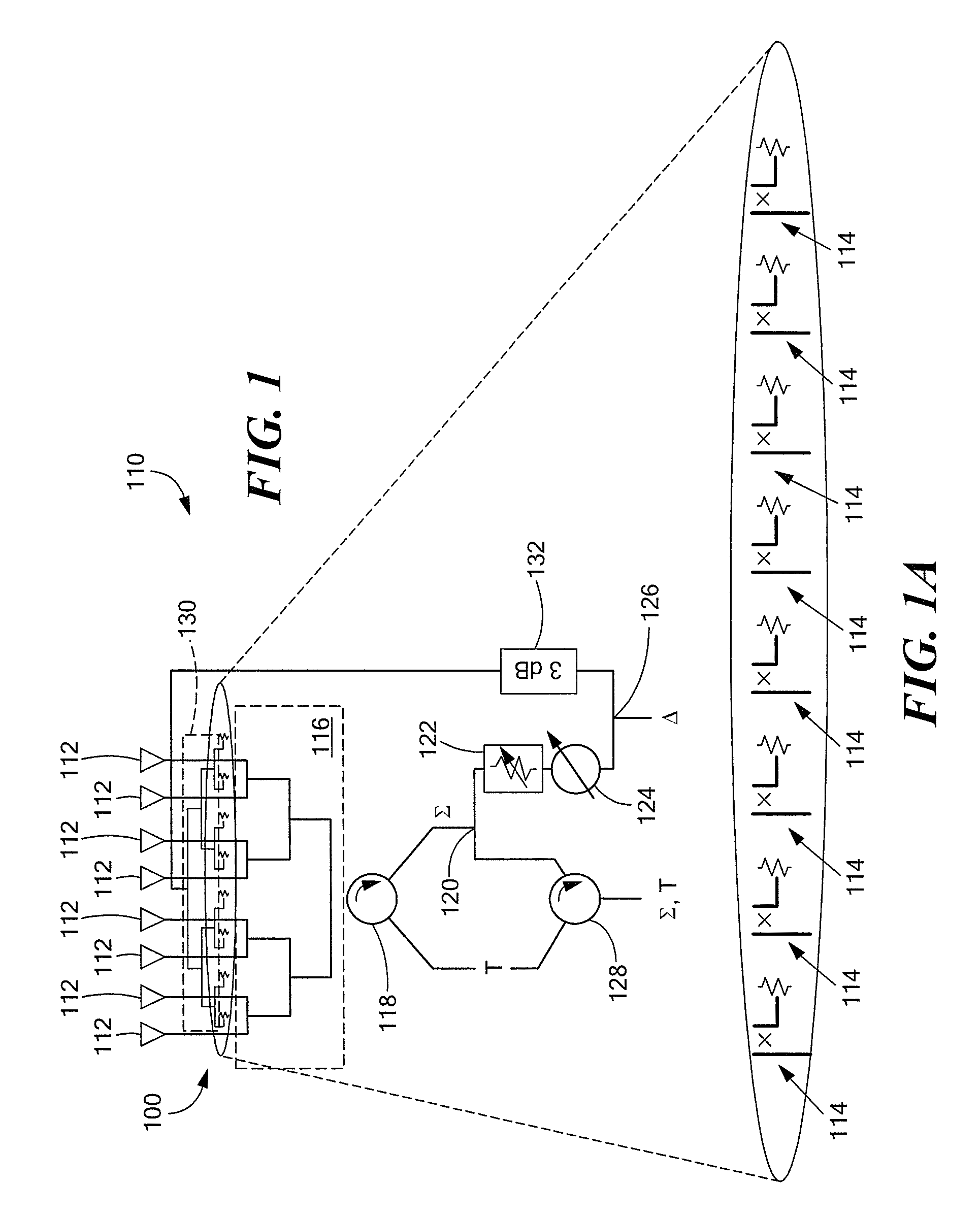 RF feed network for modular active aperture electronically steered arrays