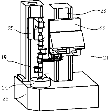 Measuring head device for measuring crankshaft