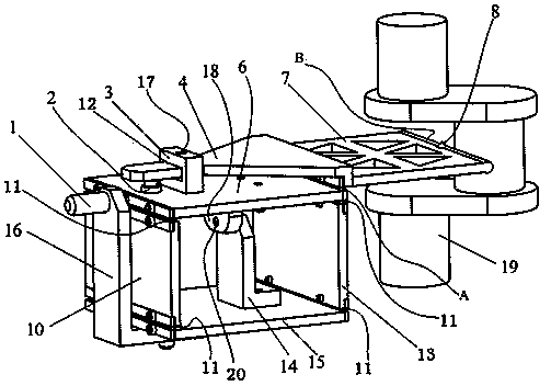 Measuring head device for measuring crankshaft