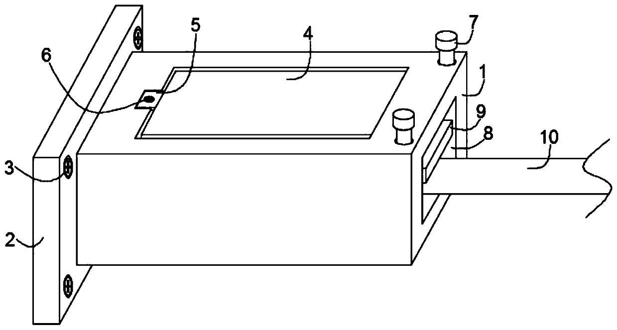 Wharf mooring rope connector convenient for clamping