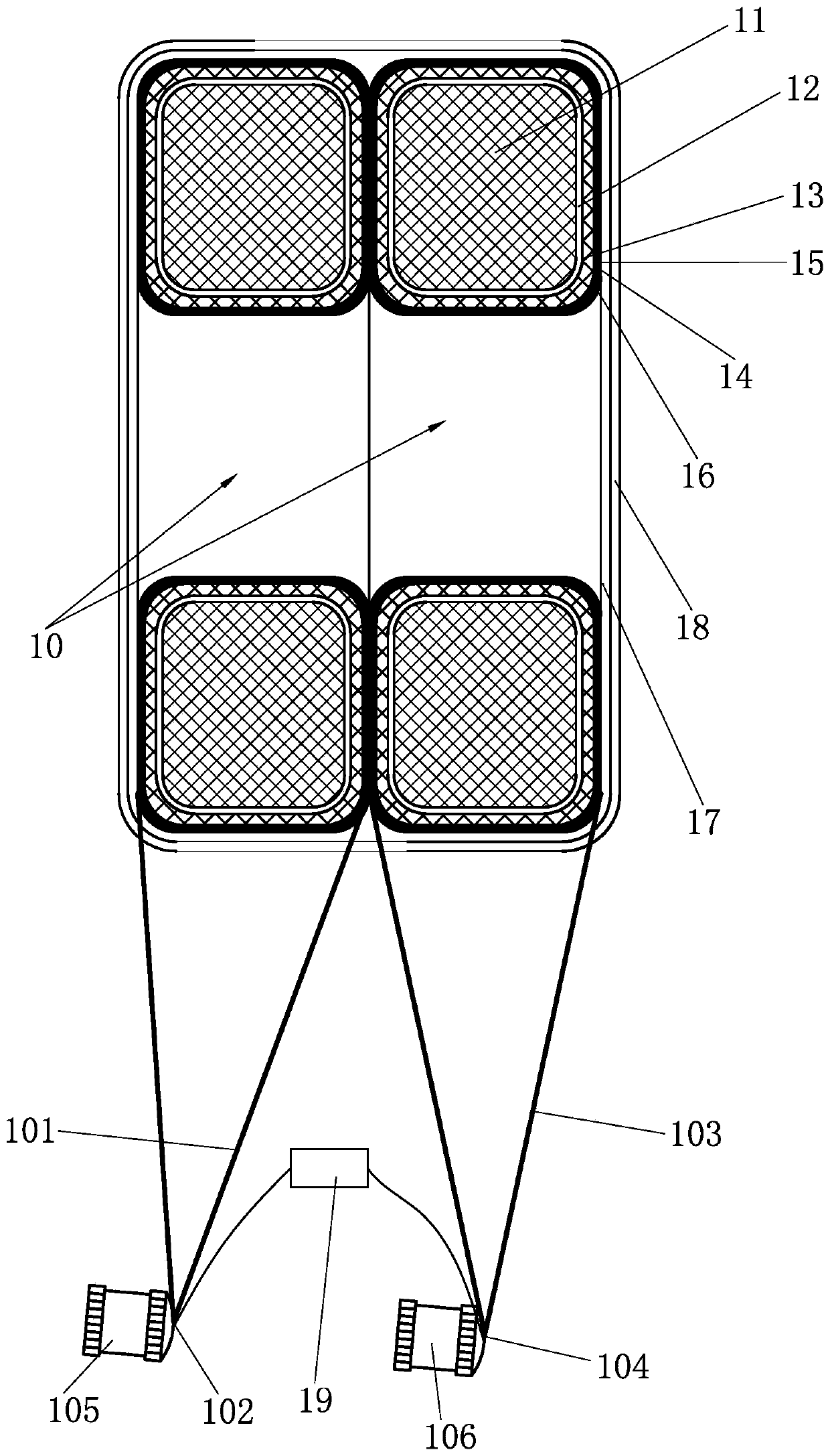 Coil assembly of current transformer and production process thereof