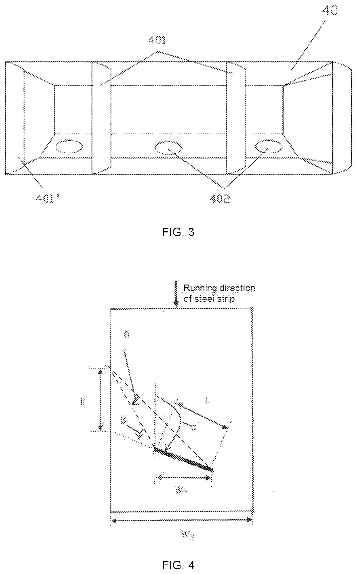 A side spray method for cooling the steel strip after hot rolling