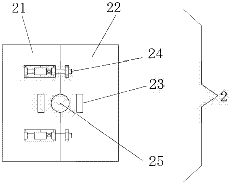 All-dimensional automobile door handle paint-spraying device