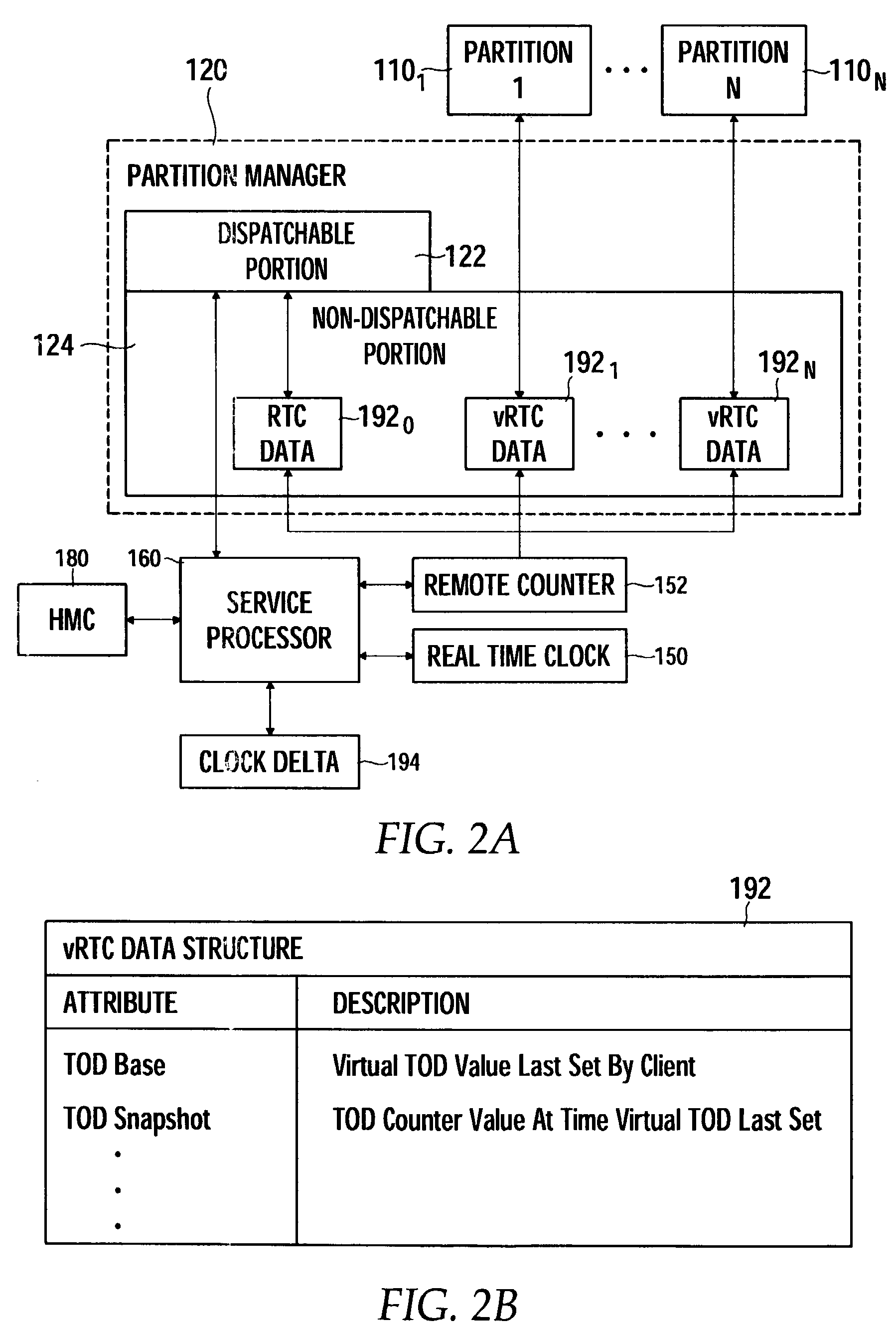 Virtual real time clock maintenance in a logically partitioned computer system