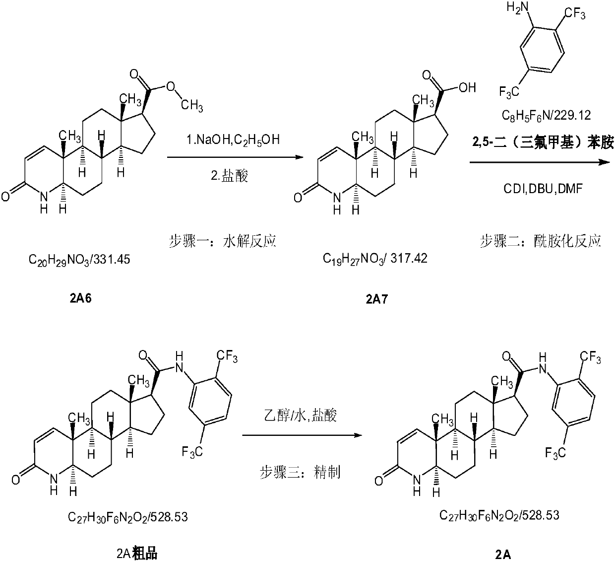 Production process of high-purity dutasteride