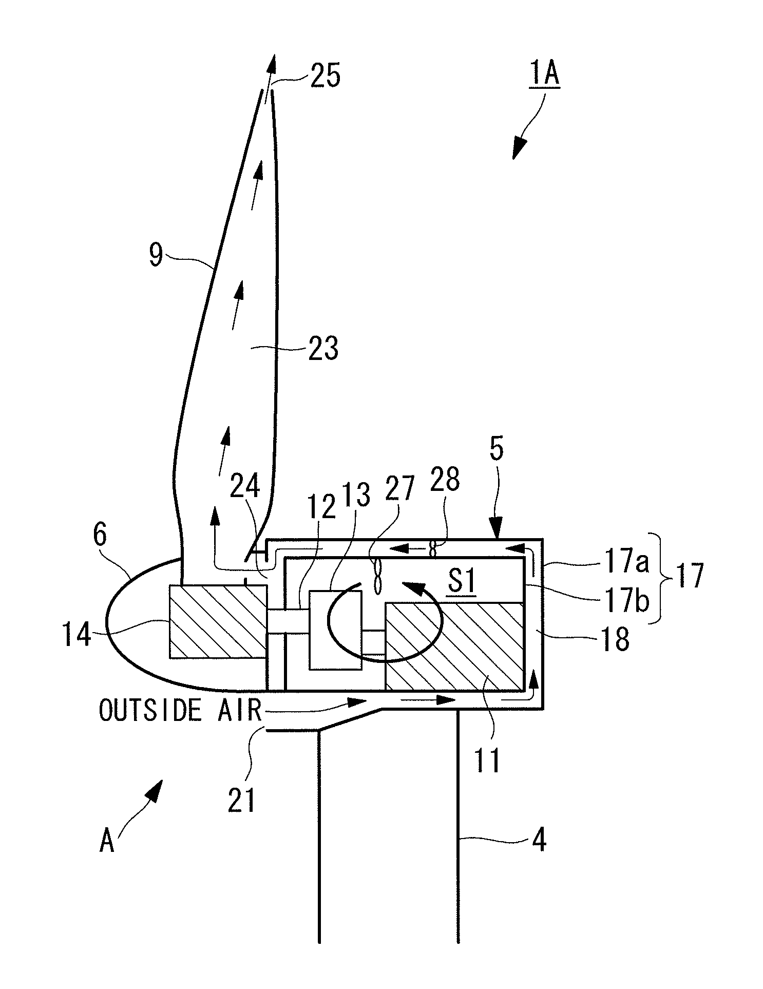 Wind turbine generating apparatus