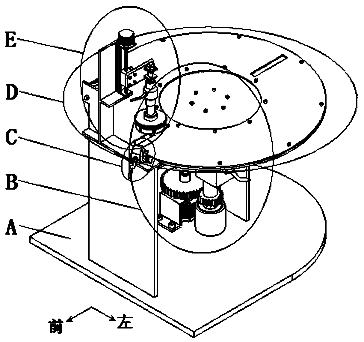 Rotary mechanical friction interface in-situ information acquisition device