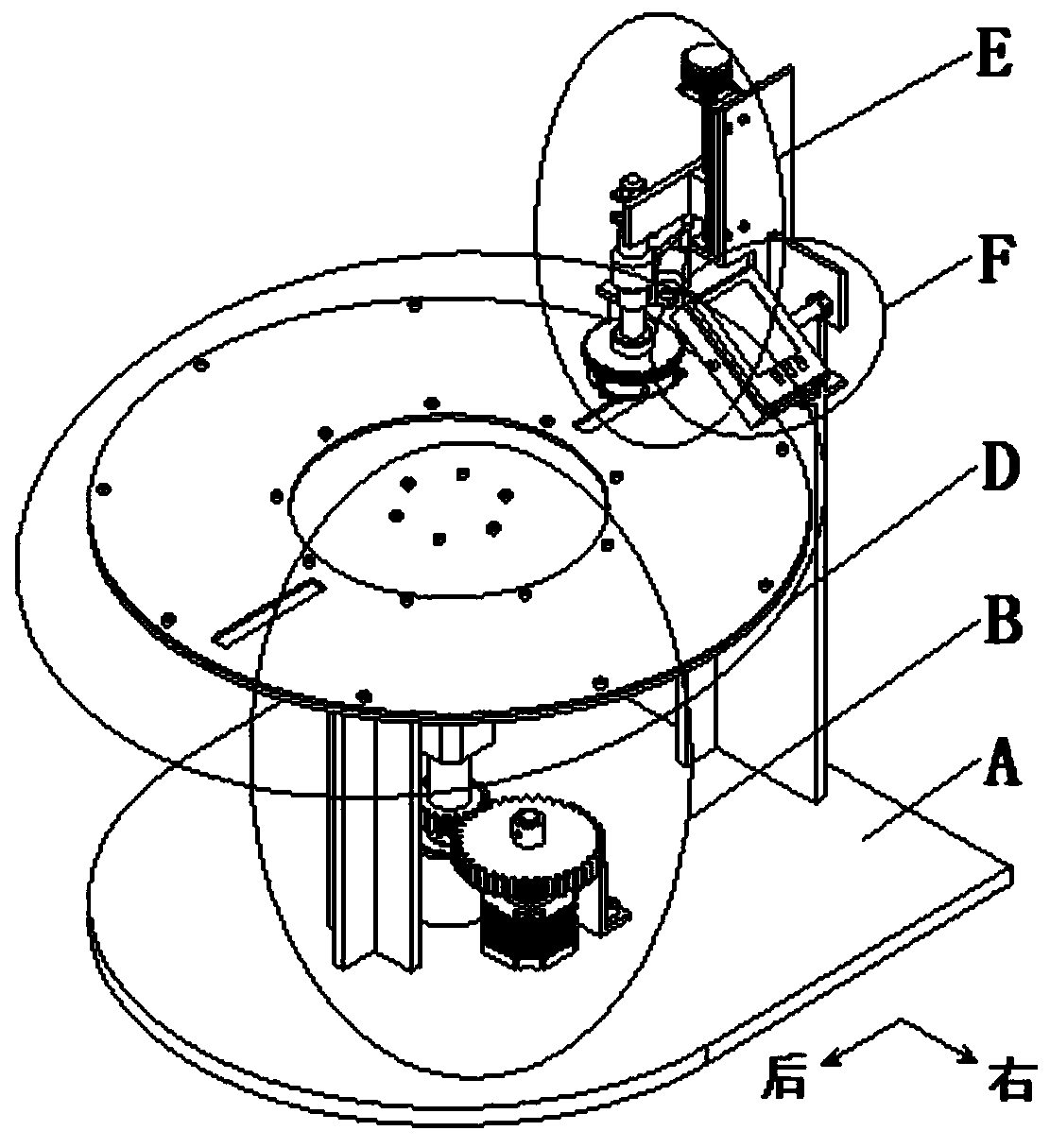 Rotary mechanical friction interface in-situ information acquisition device