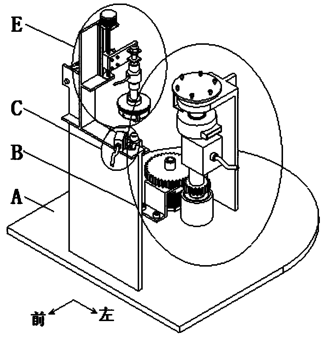 Rotary mechanical friction interface in-situ information acquisition device