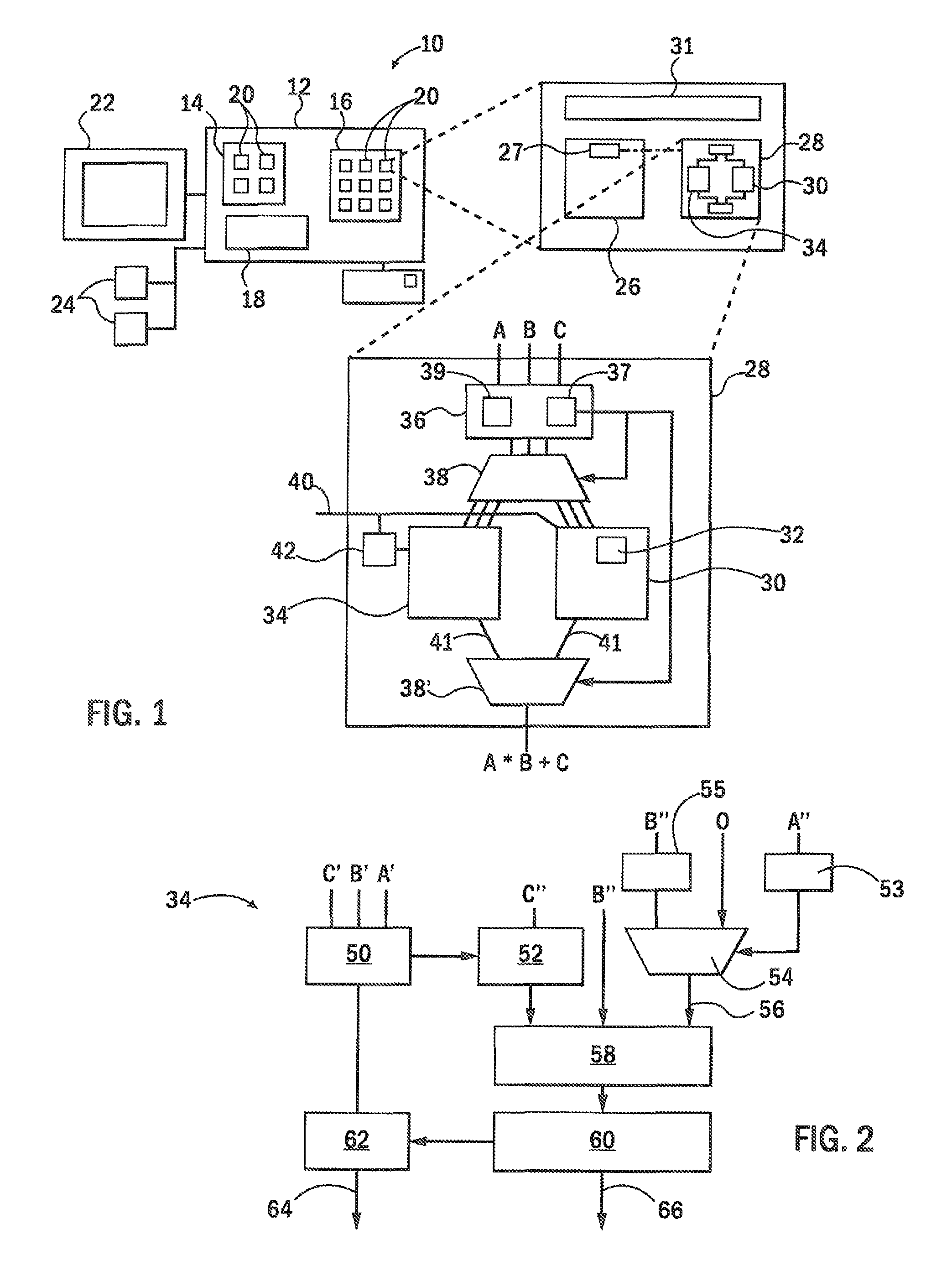 High efficiency computer floating point multiplier unit