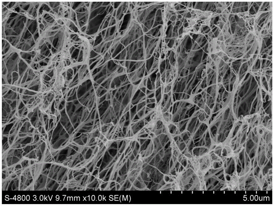 Silkworm silk fibroin nanofiber and preparation method thereof