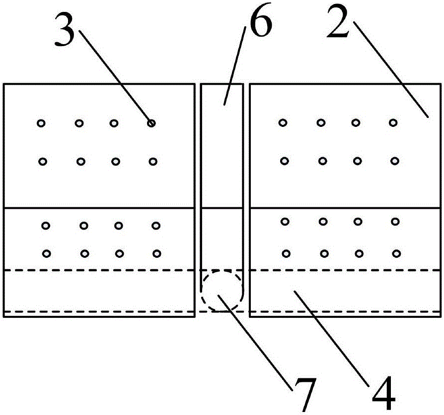 Multistage protection slope horizontal anchor rod reinforced structure