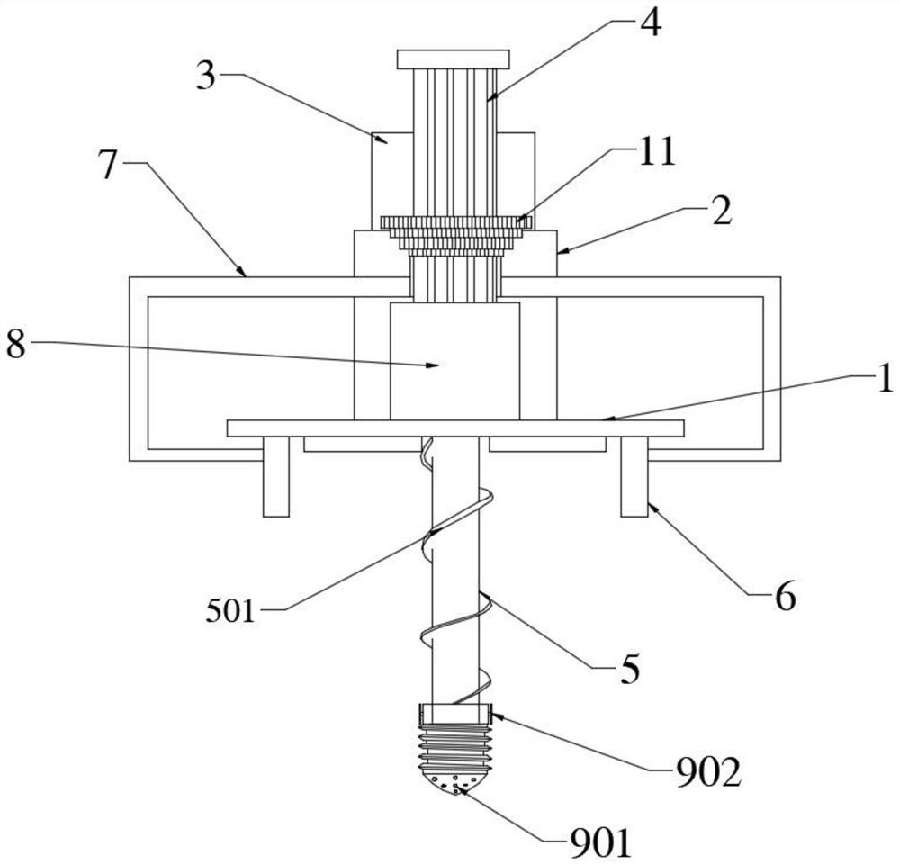 Oil drilling equipment capable of automatically adjusting rotating speed based on geology