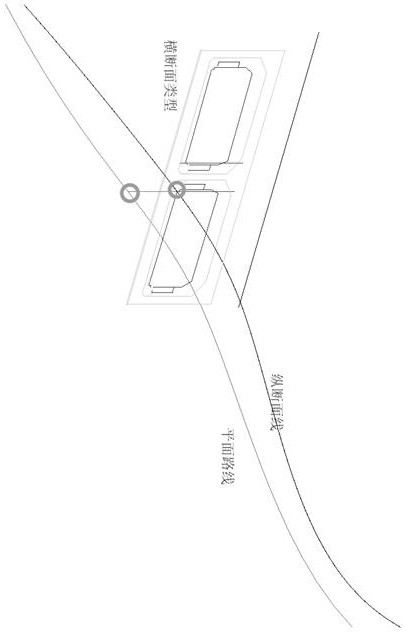 Tunnel structure open cut section parameterization design method based on BIM