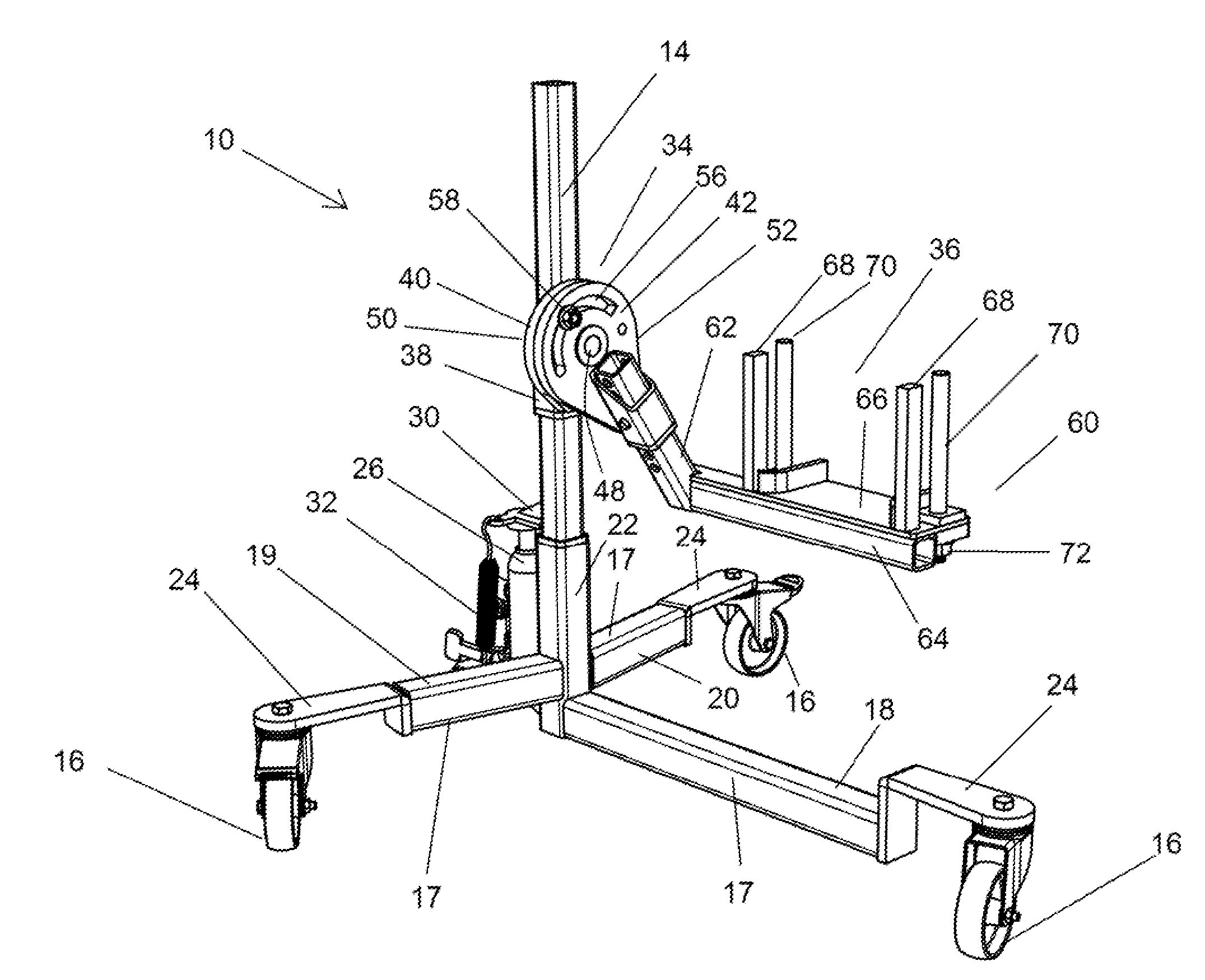 Brake Component Handling Apparatus