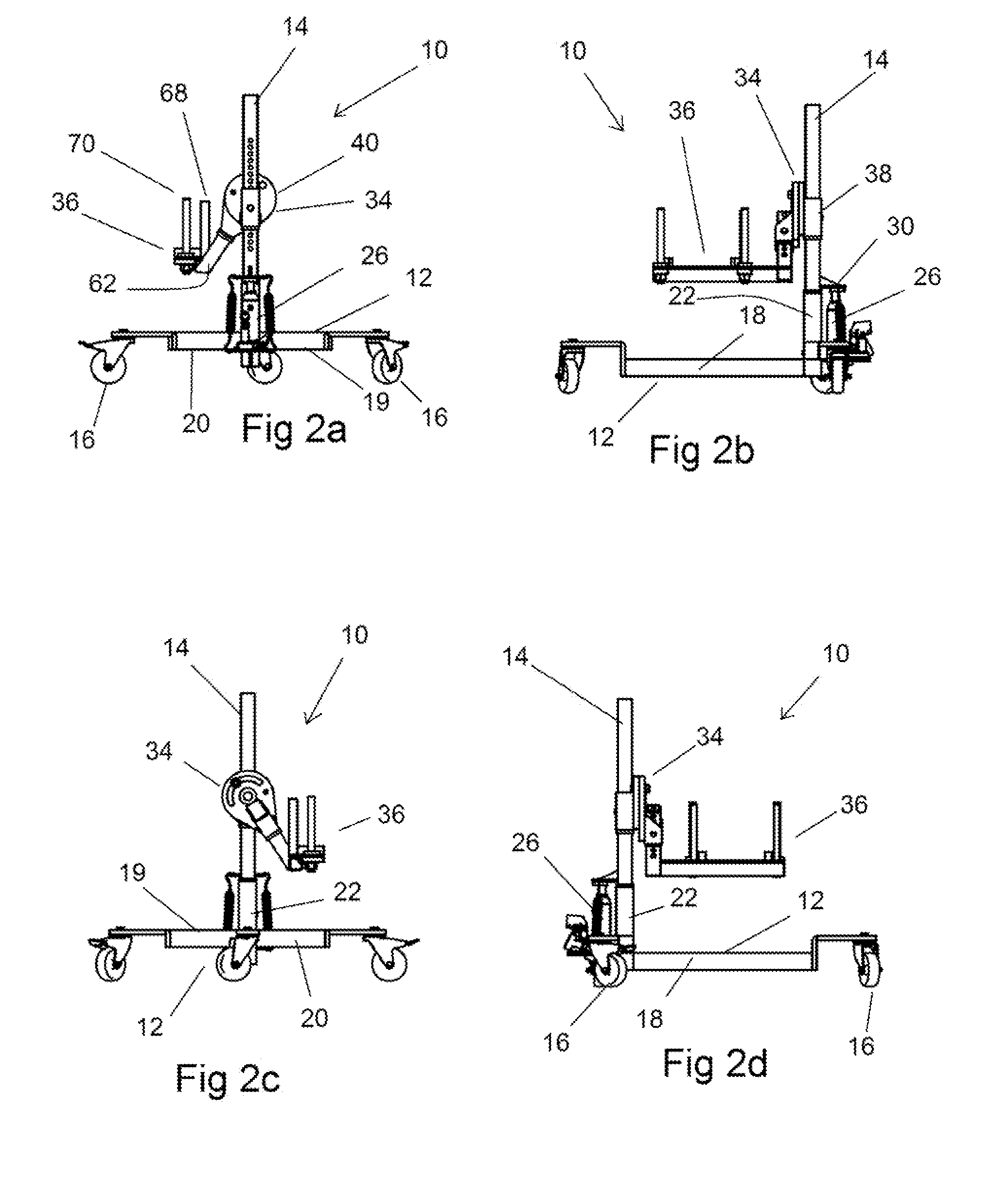 Brake Component Handling Apparatus