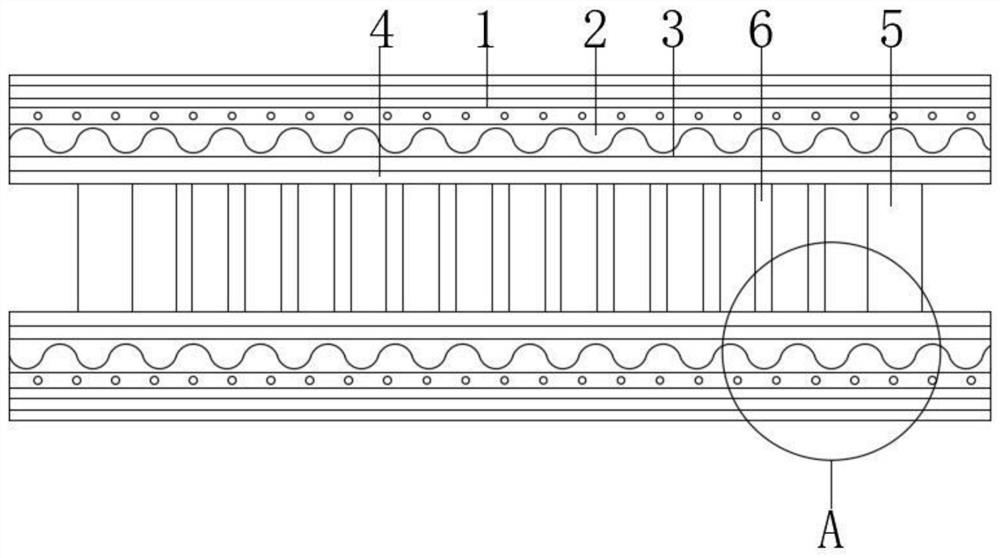 A double-layer high-strength flexible circuit board with internal reinforcement mechanism