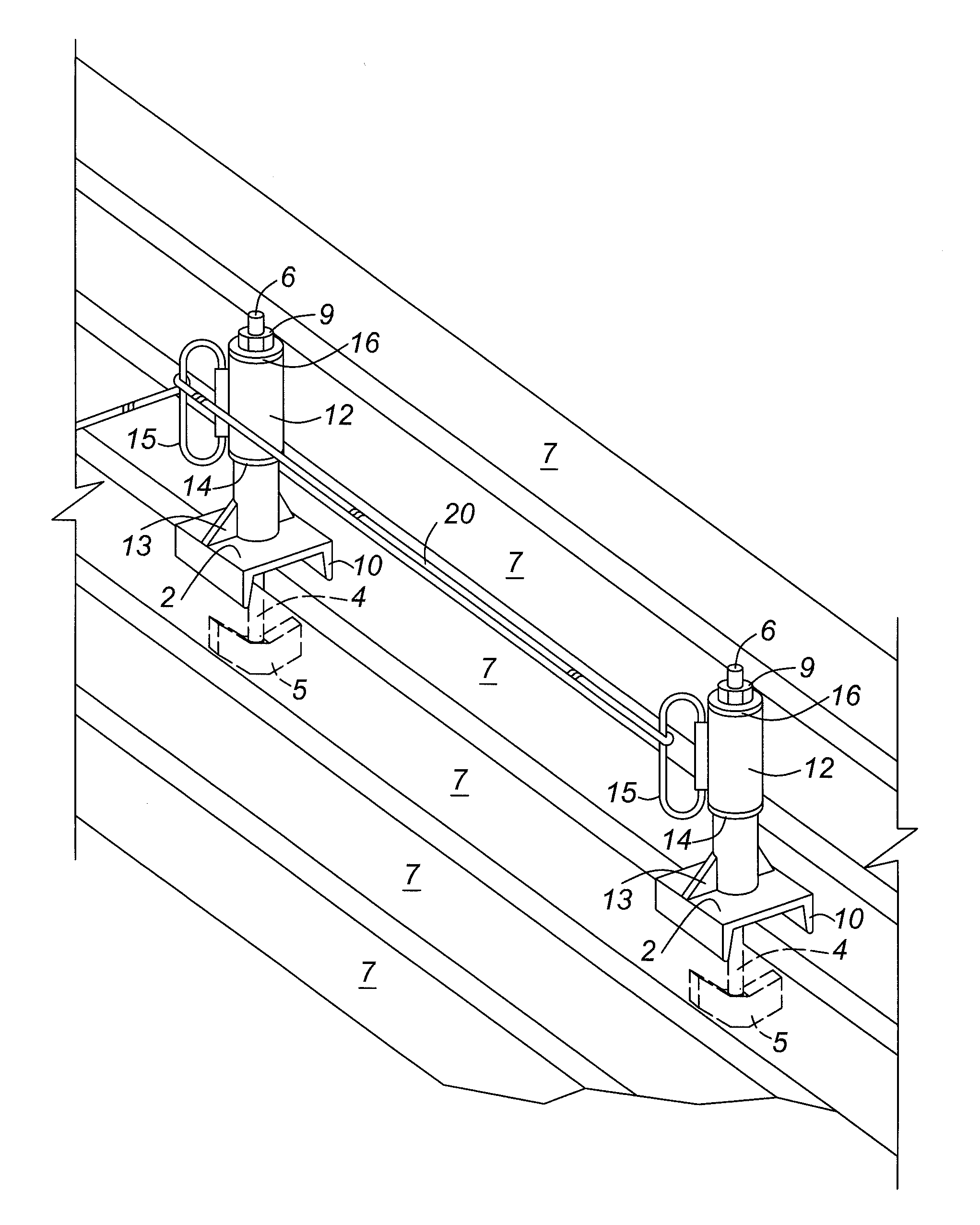 Safety anchoring device